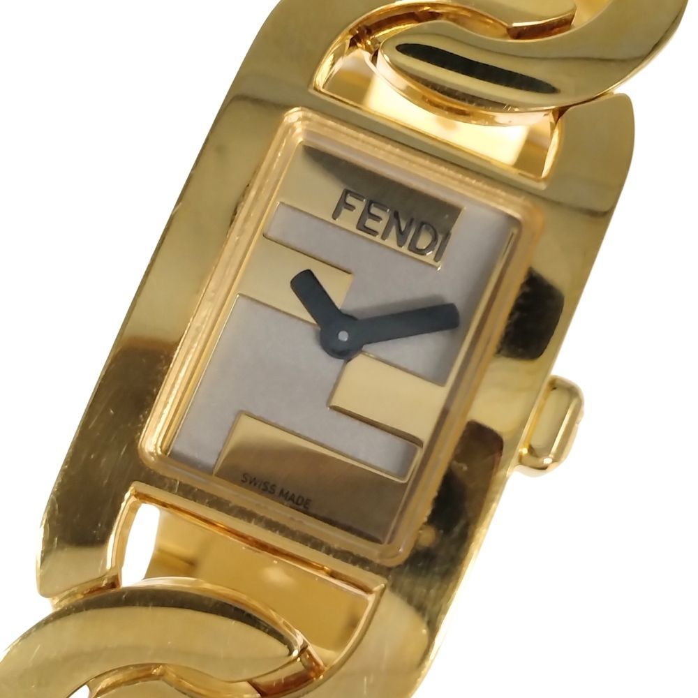 FENDI フェンディ オーロック グルメット バングルウォッチ クオーツ
