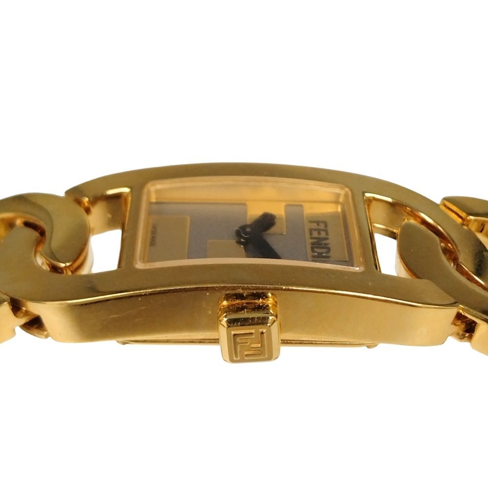 FENDI フェンディ オーロック グルメット バングルウォッチ クオーツ