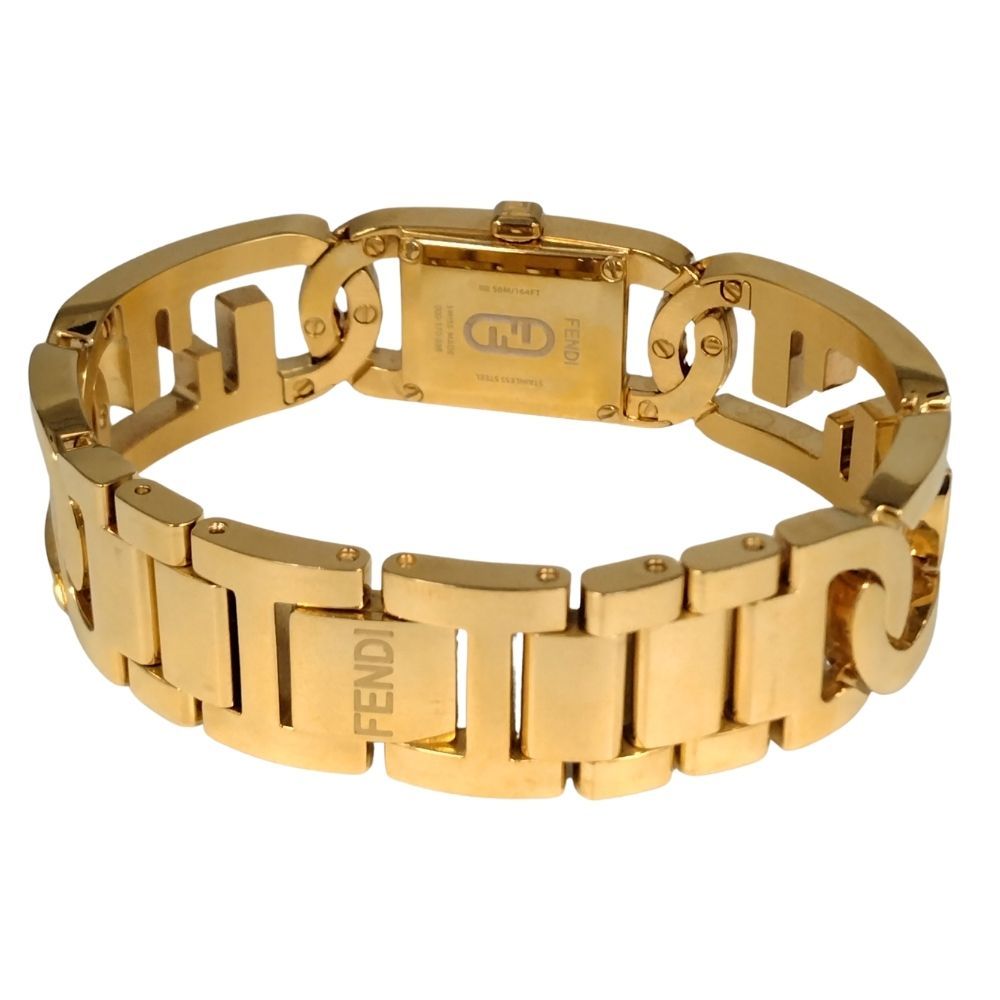 FENDI フェンディ オーロック グルメット バングルウォッチ クオーツ