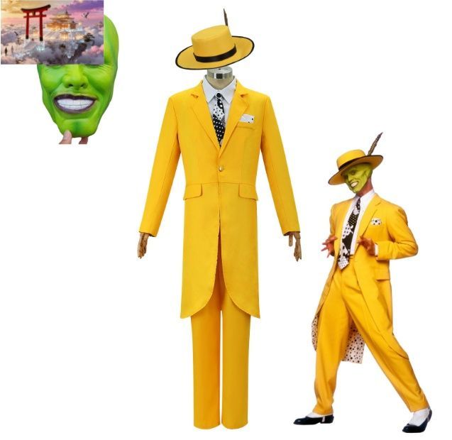 マスク 主人公 ジム キャリー マスクマン コスチューム フルセット