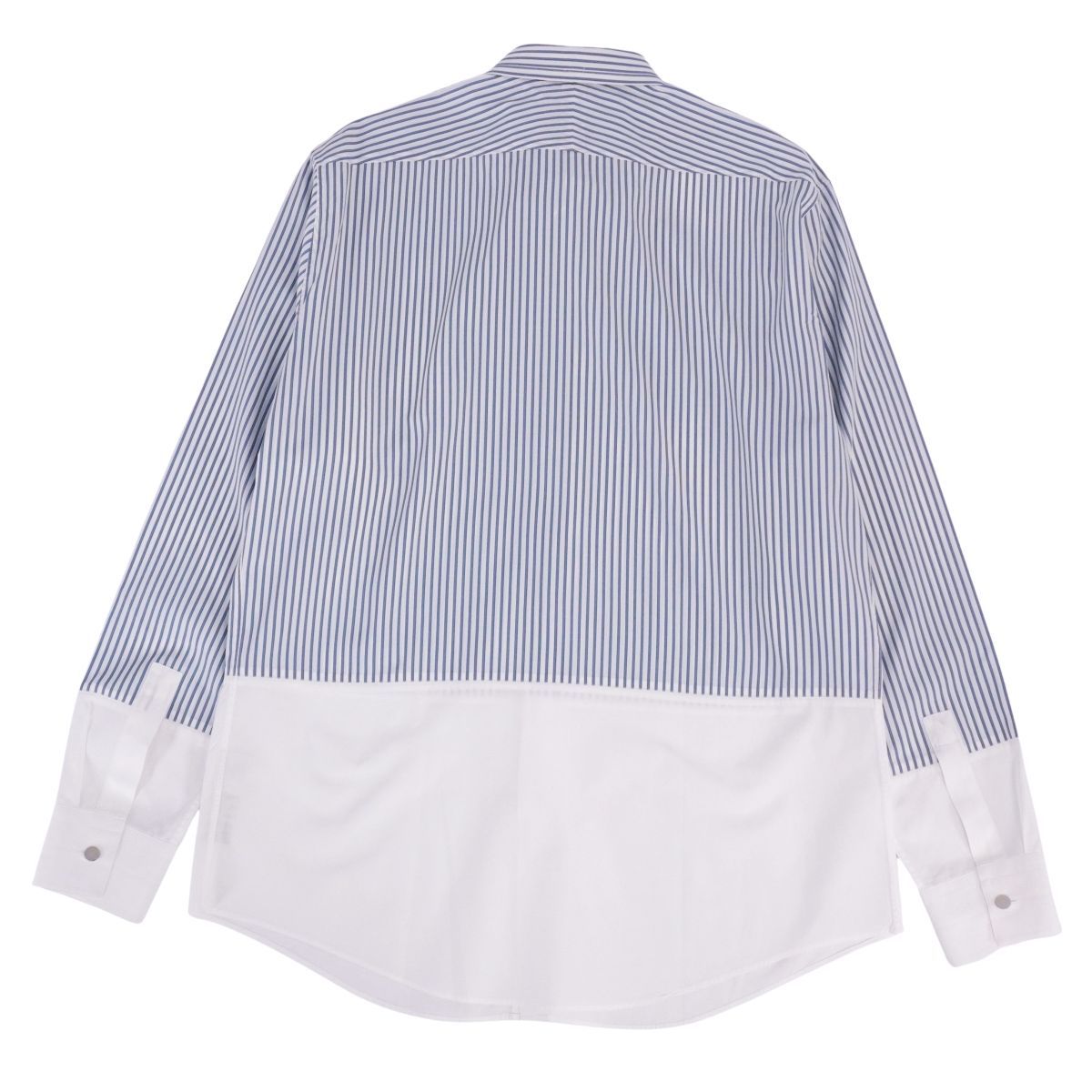 美品 エルメス HERMES シャツ ロングスリーブ 長袖 ストライプ