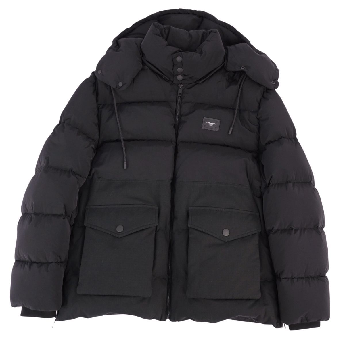 美品！ドルチェ&ガッバーナ ブラックジャケット D&G - ドルチェ&ガッバーナ 中綿ジャケット ブルゾン ジップアップ 24