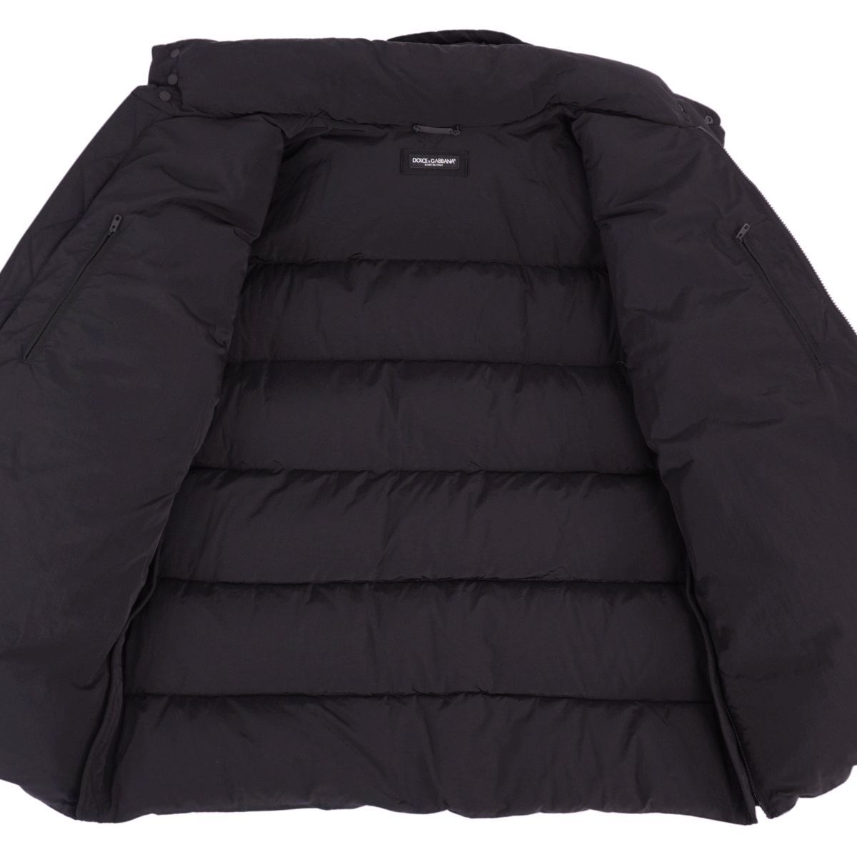 美品！ドルチェ&ガッバーナ ブラックジャケット D&G - ドルチェ&ガッバーナ 中綿ジャケット ブルゾン ジップアップ 24
