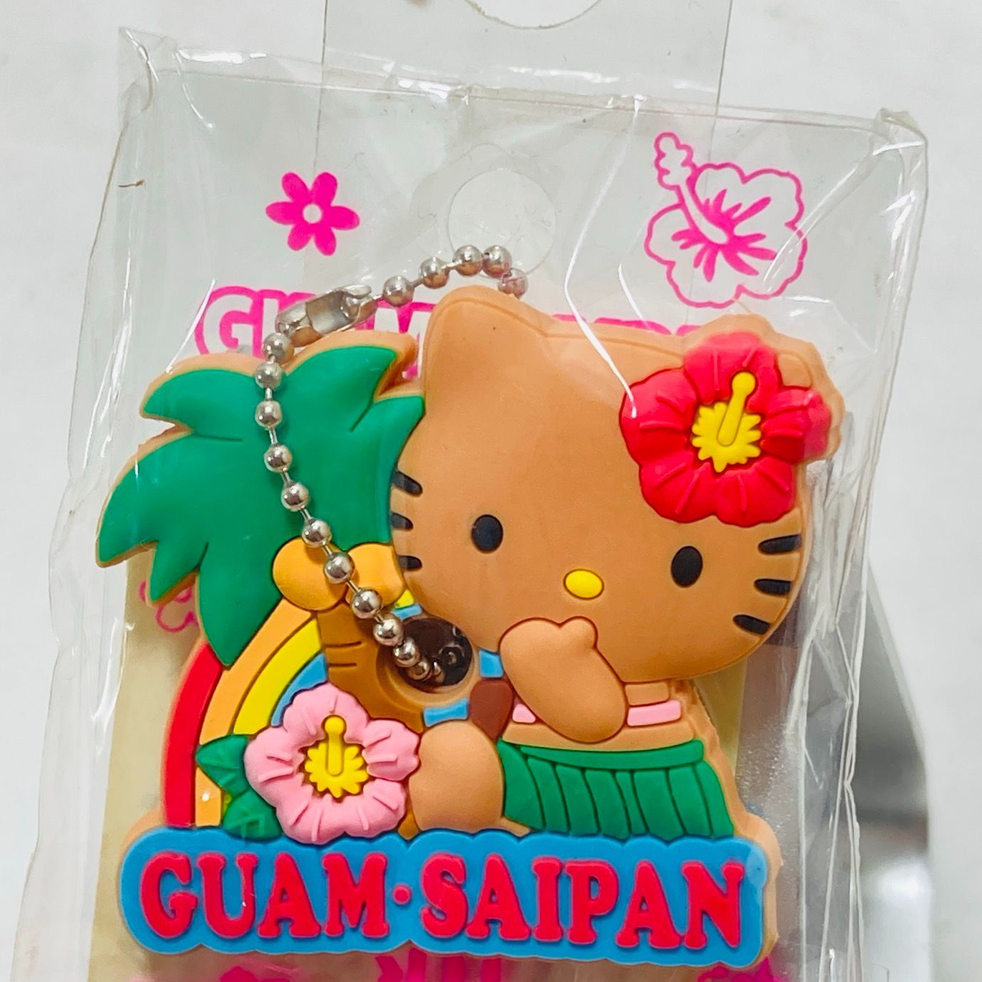 海外キティ グアム サイパン ラバー製 キーカバー 日焼けキティ - メルカリ