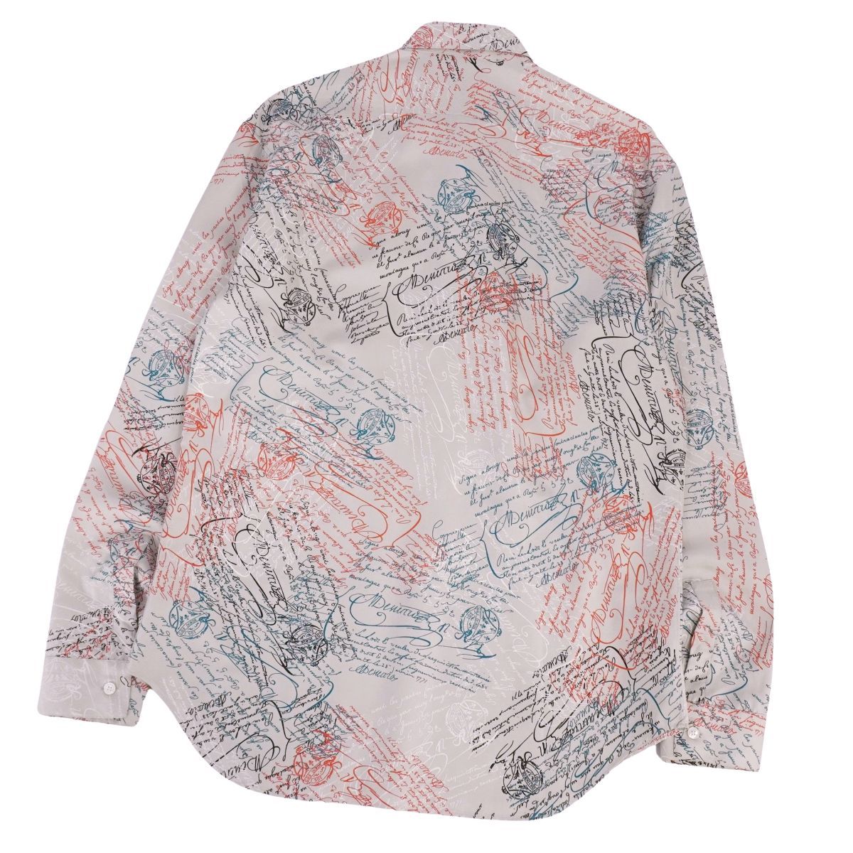 美品 ベルルッティ Berluti シャツ ロングスリーブ 長袖 カリグラフィ