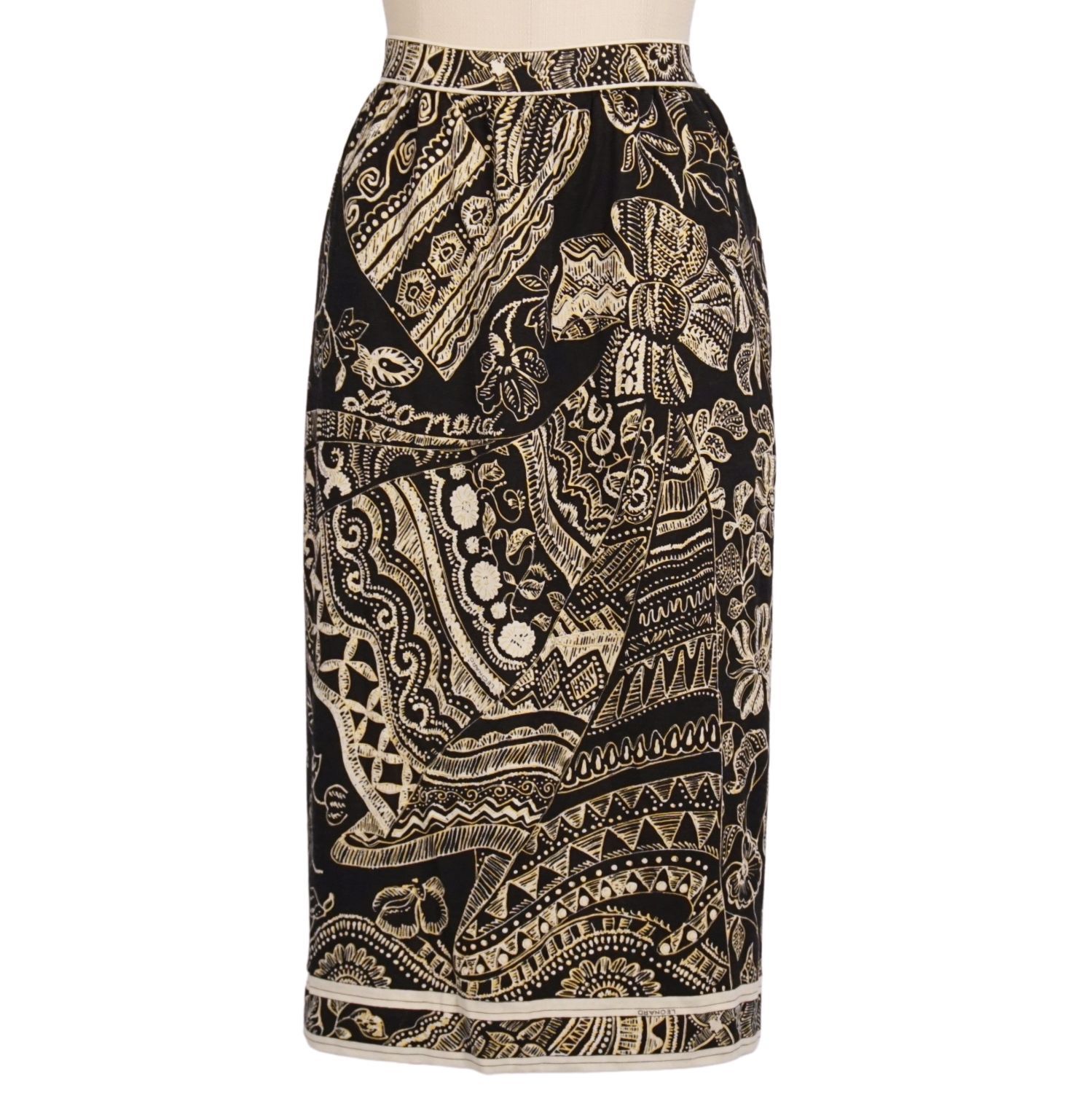 最終値下げ　美品　レオナール　スカート 美品 レオナール LEONARD FASHION セットアップ シャツ ブラウス