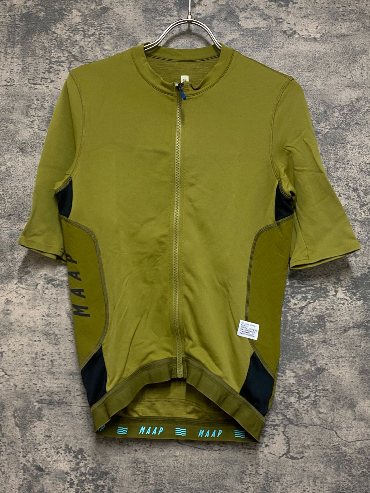 JO 702 マープ MAAP ALT ROAD TEAM FIT JERSEY 半袖 サイクルジャージ オリーブ M