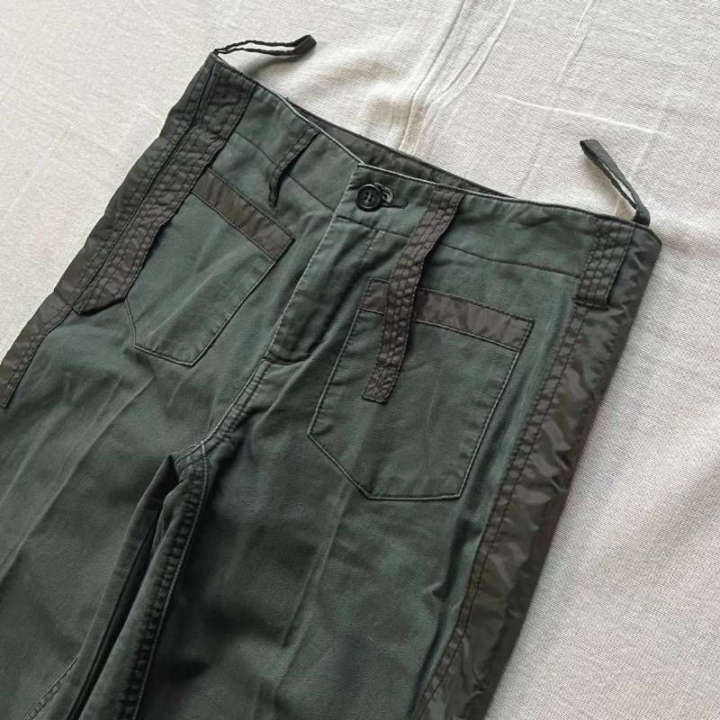 00s archive アーカイブ 異素材切り替えパッチ ギミック ミリタリー