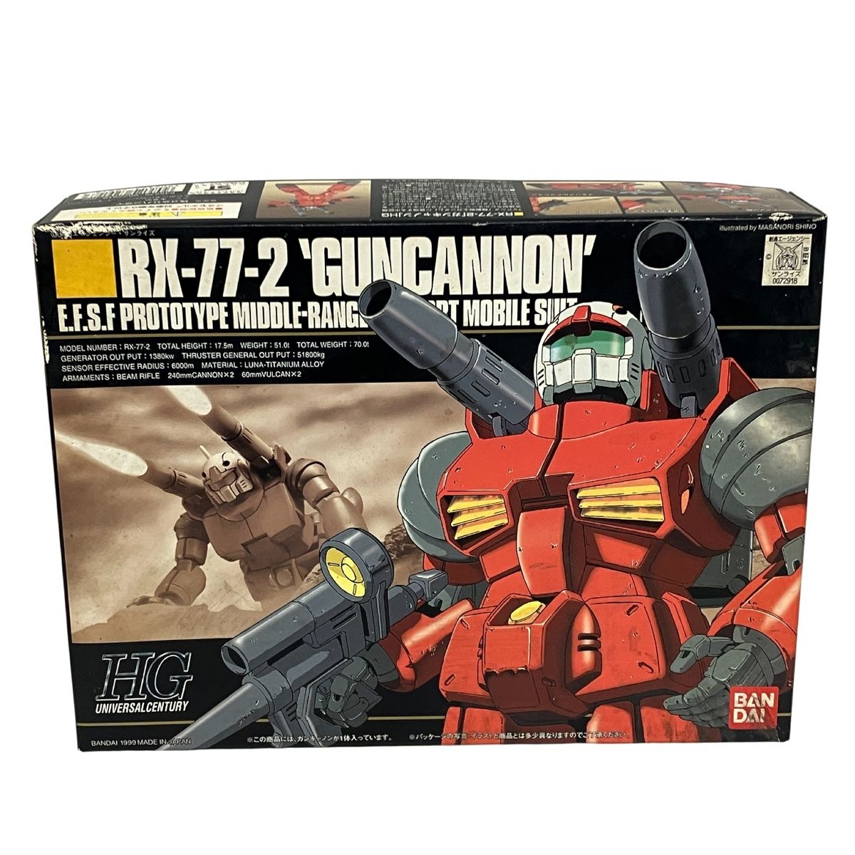 電撃ホビーマガジン HG RX-77-2 ガンキャノン クリアver.