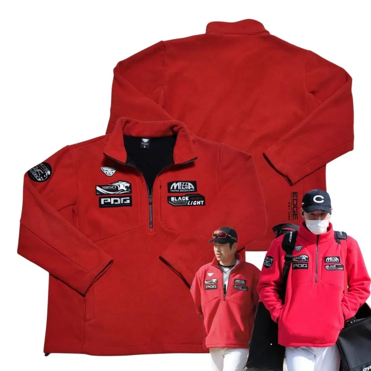 XL SSG ランダーズ ディナフィット 選手支給 ハーフジップ フリースジャケット