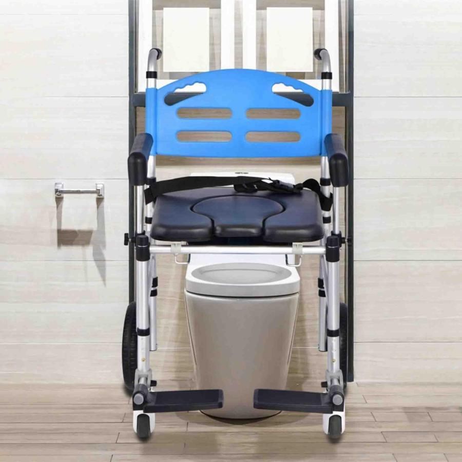 キャスター付き高齢者