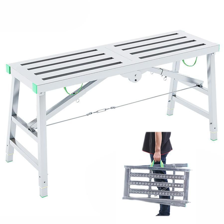 折りたたみ足場台 洗車台 脚立 洗車 作業台 踏み台 軽量脚立 立ち馬 伸縮 折りたたみ 踏み台 3段高さ調節 脚立台 スチール ステップ台