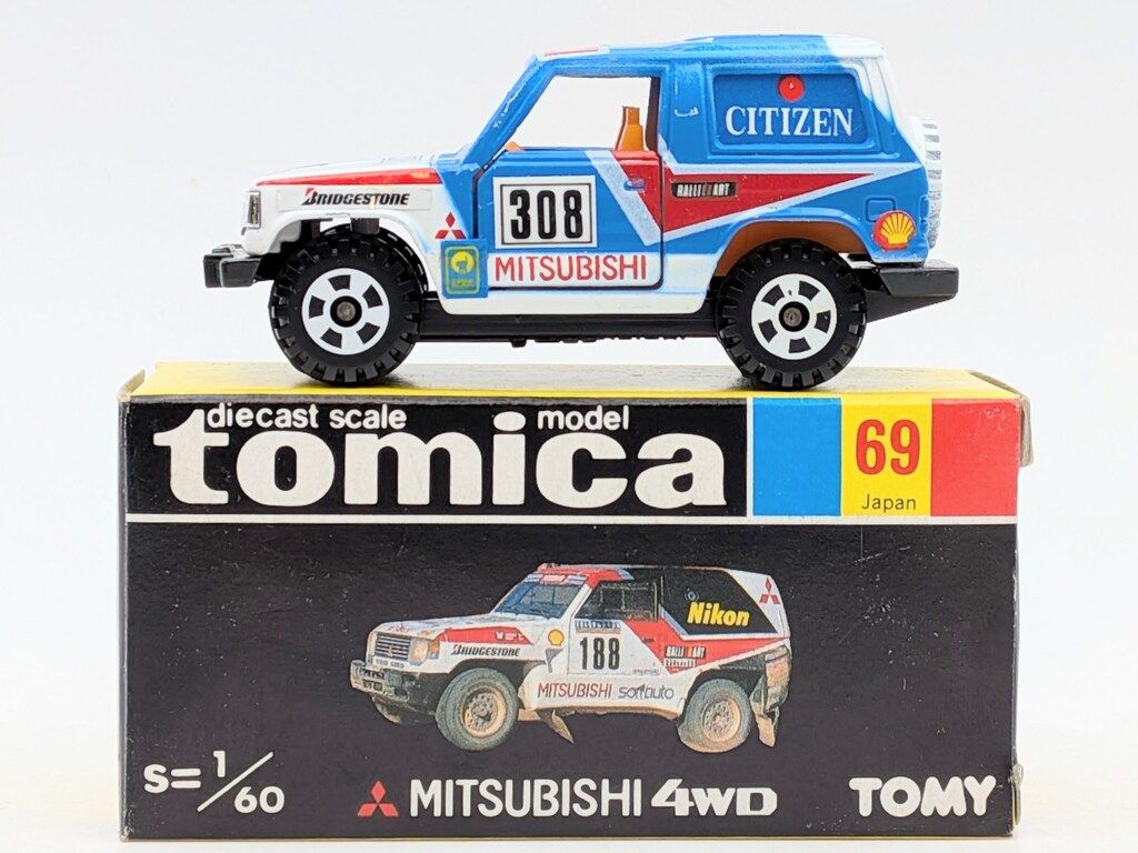 トミー トミカ黒箱/泉書房特注 三菱パジェロ/CITIZEN 泉書房 69-4-18