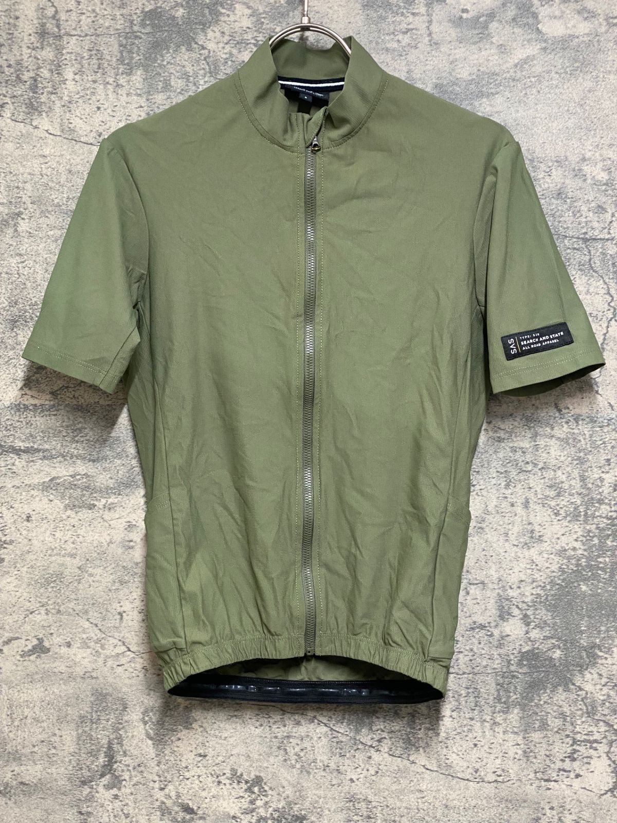 JJ 923 サーチアンドステイツ SEARCH AND STATE 半袖 サイクルジャージ グリーン S