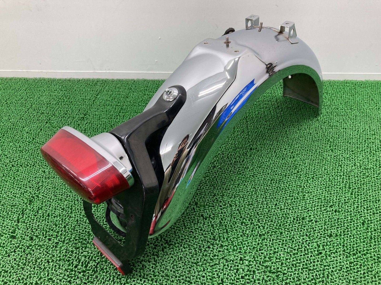 W 650 リアフェンダー カワサキ EJ A 400 800にも テールランプ ナンバープレートステー コケキズ無し Te