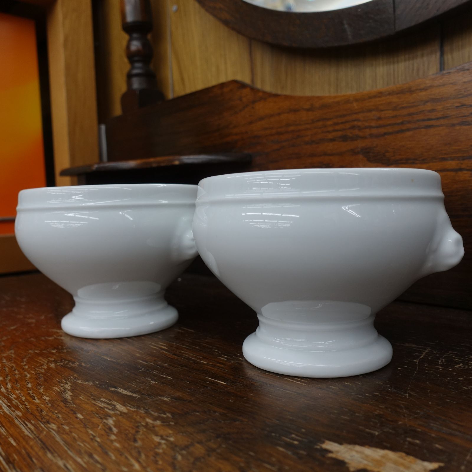 APILCO ライオンヘッド スープボウル 2個セット 430ml フランス製 エキスパート藤沢辻堂店