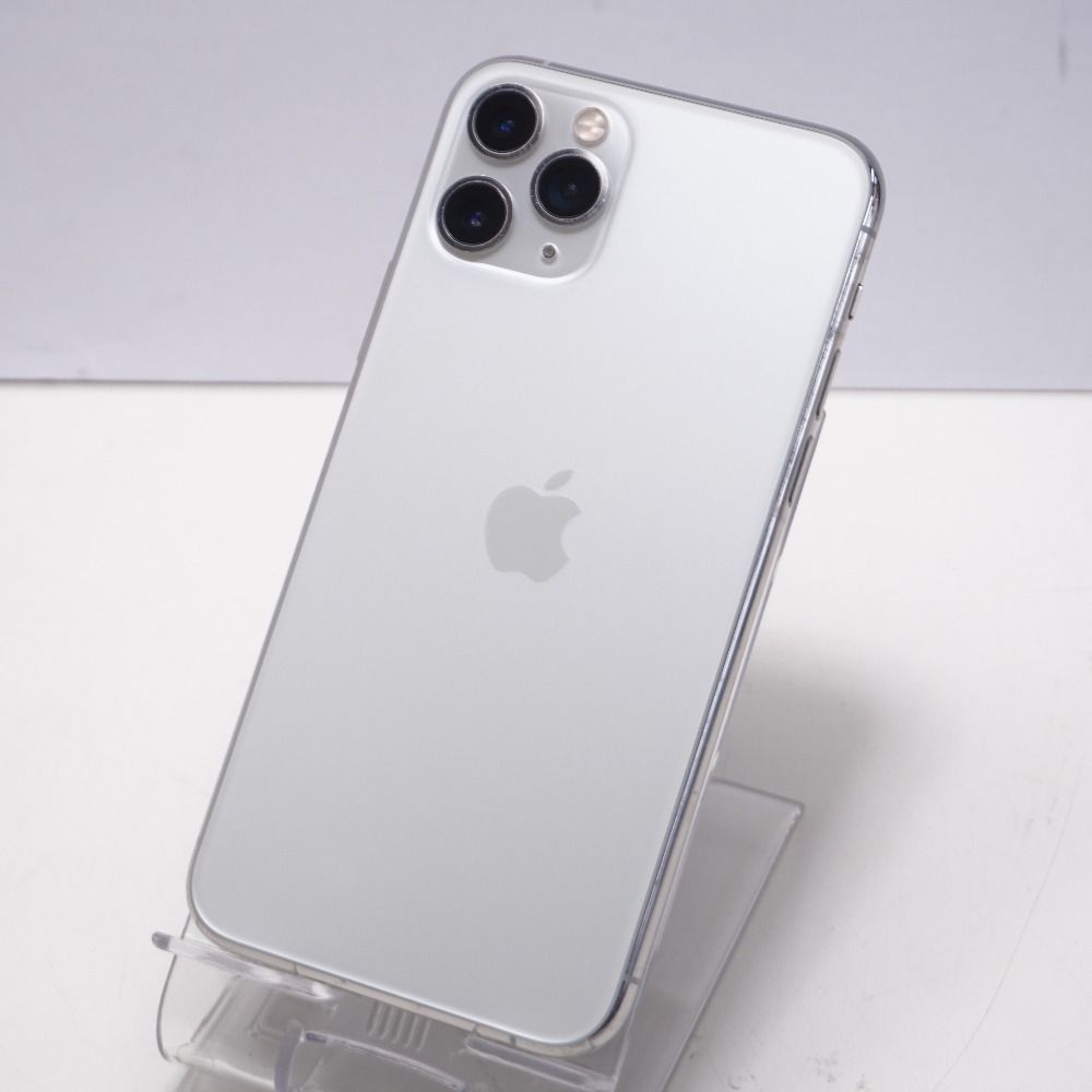 Apple iPhone 11 Pro 64GB シルバー SIMロック解除済み 画面小傷あり
