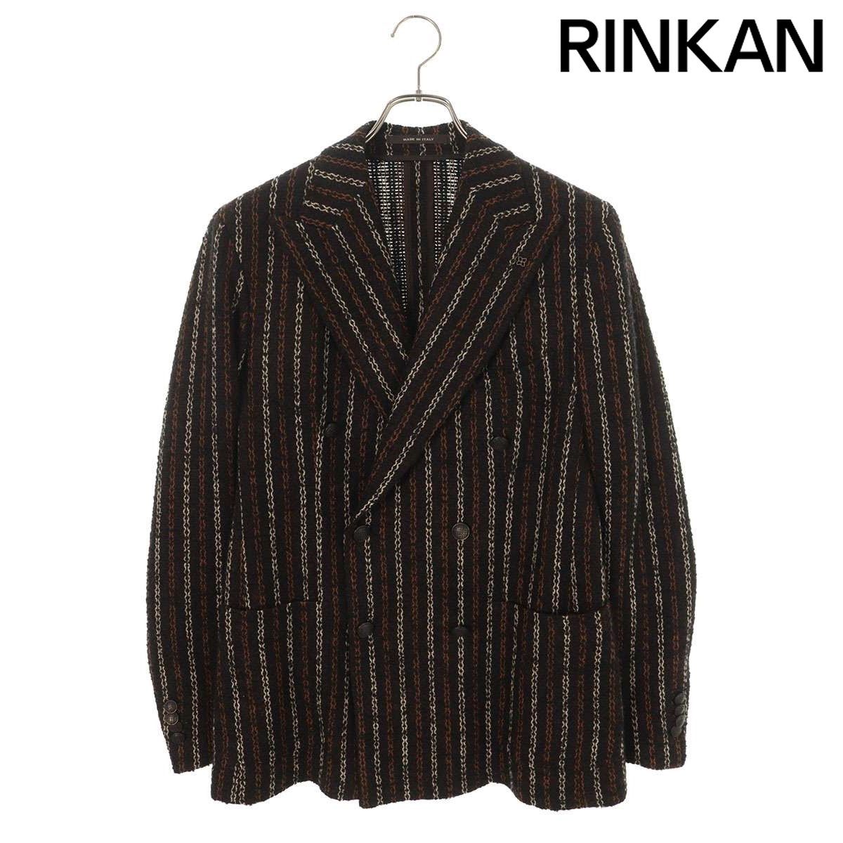 タリアトーレ G-DARREL20K Exclusive Garment 総柄ツイードダブルジャケット メンズ 48