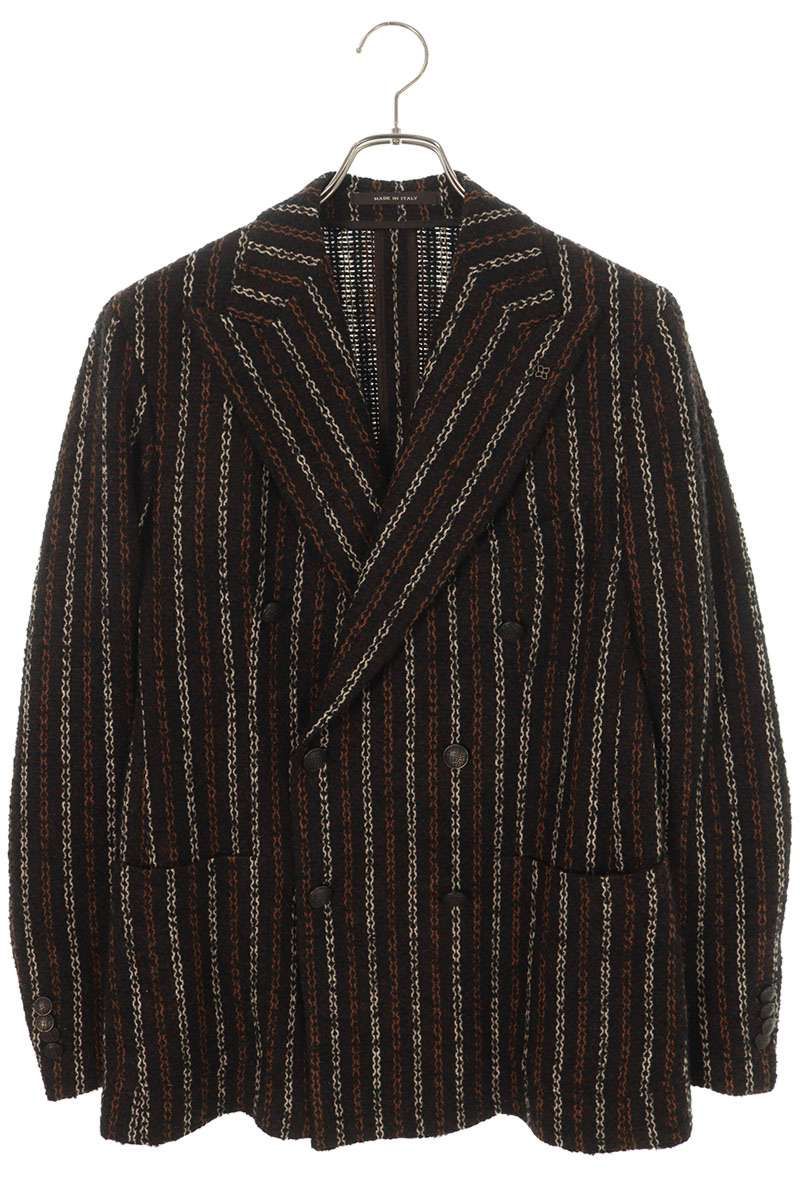 タリアトーレ G-DARREL20K Exclusive Garment 総柄ツイードダブルジャケット メンズ 48