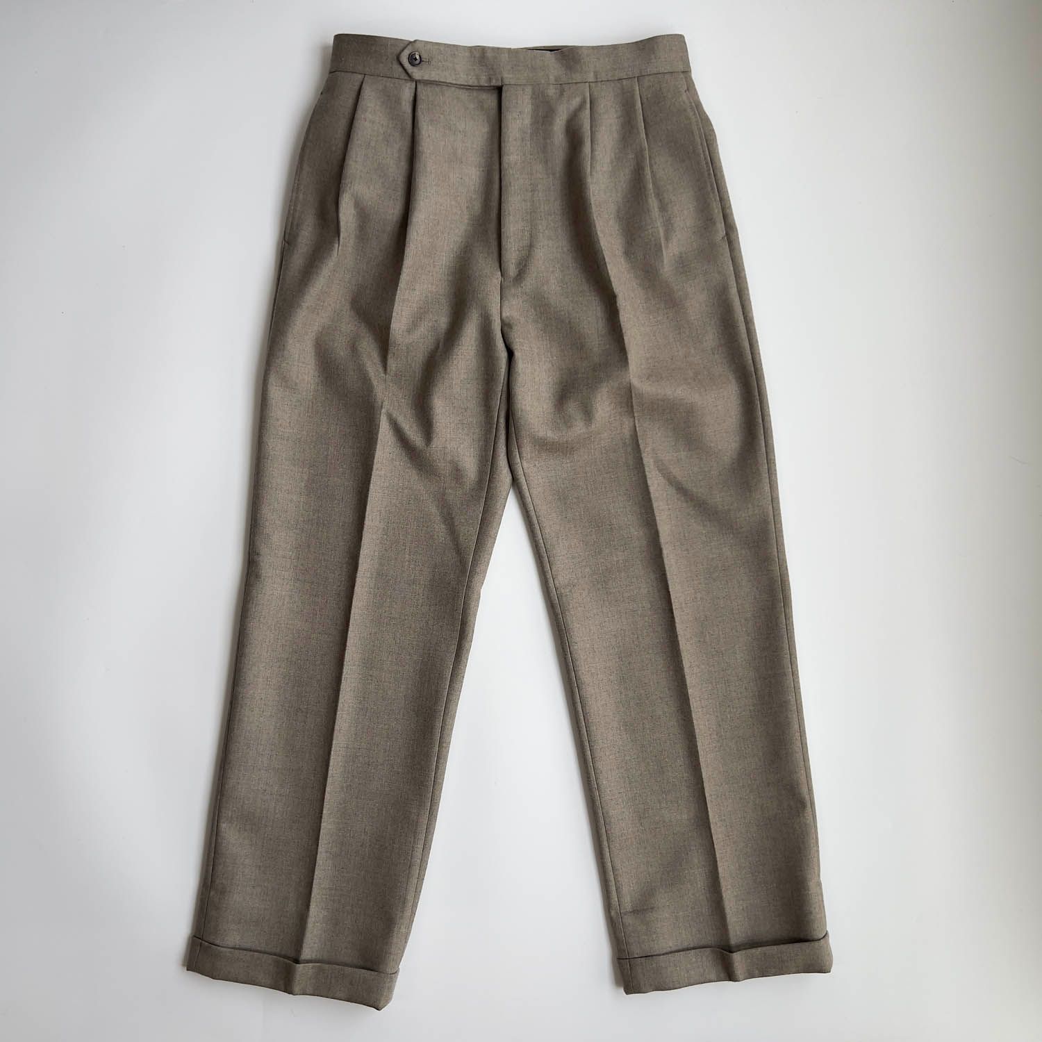 KAPTAIN SUNSHINE キャプテンサンシャイン 2プリーツ トラウザーズ パンツ サイズ32 古着