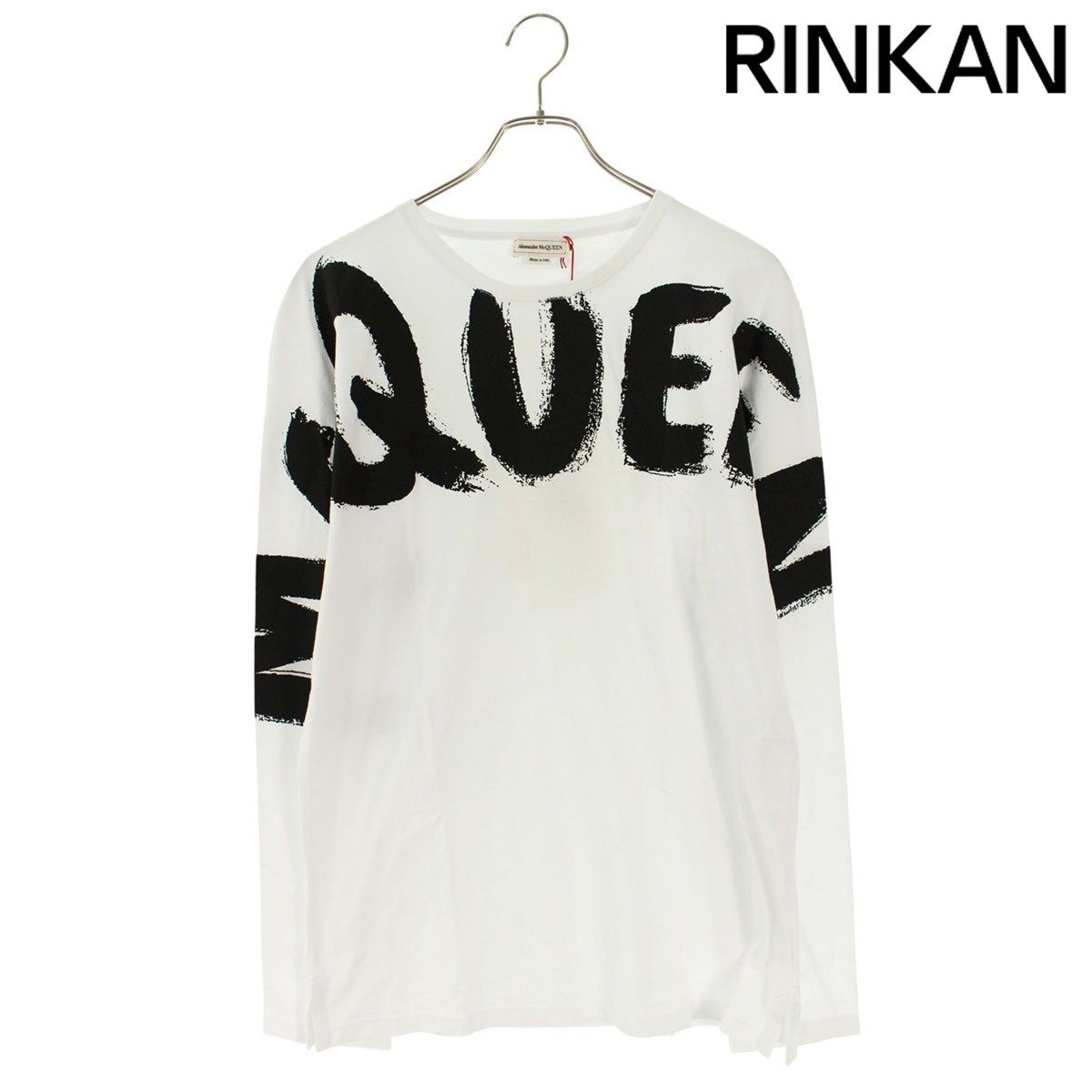 アレキサンダーマックイーン 664426 QRZ89 ロゴ長袖カットソー メンズ L