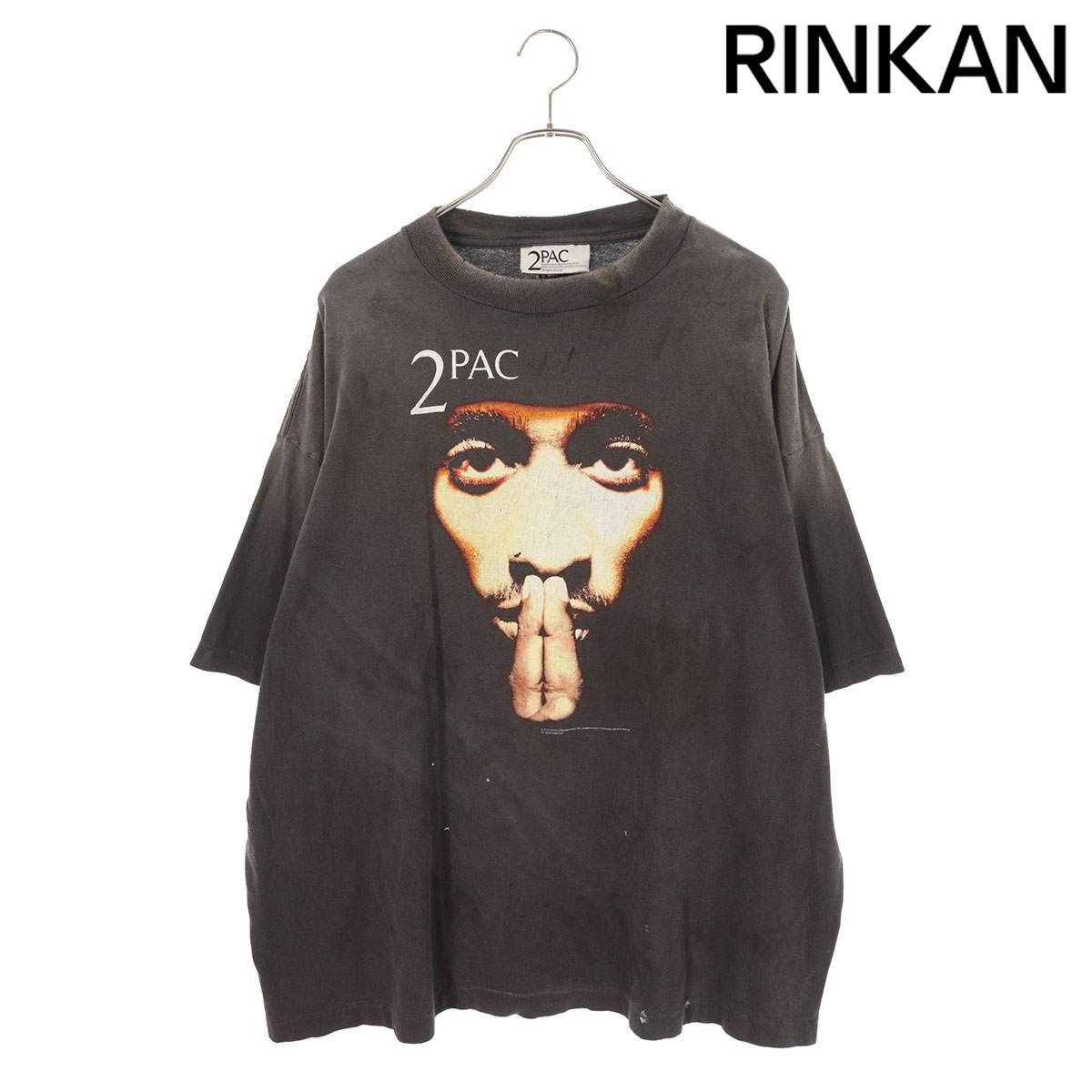 【バブリガ】25SS セントマイケル 2PATシャツ セントマイケル 25SS SM-HR8-0000-C14 2PACプリントTシャツ メンズ XXL