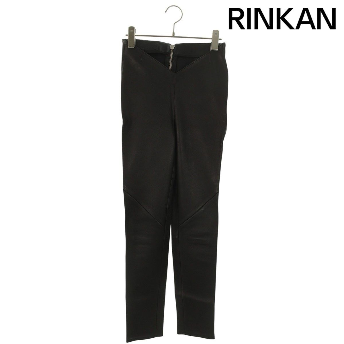 クロムハーツ バックダガージップスリムフィットレザーロングパンツ メンズ M