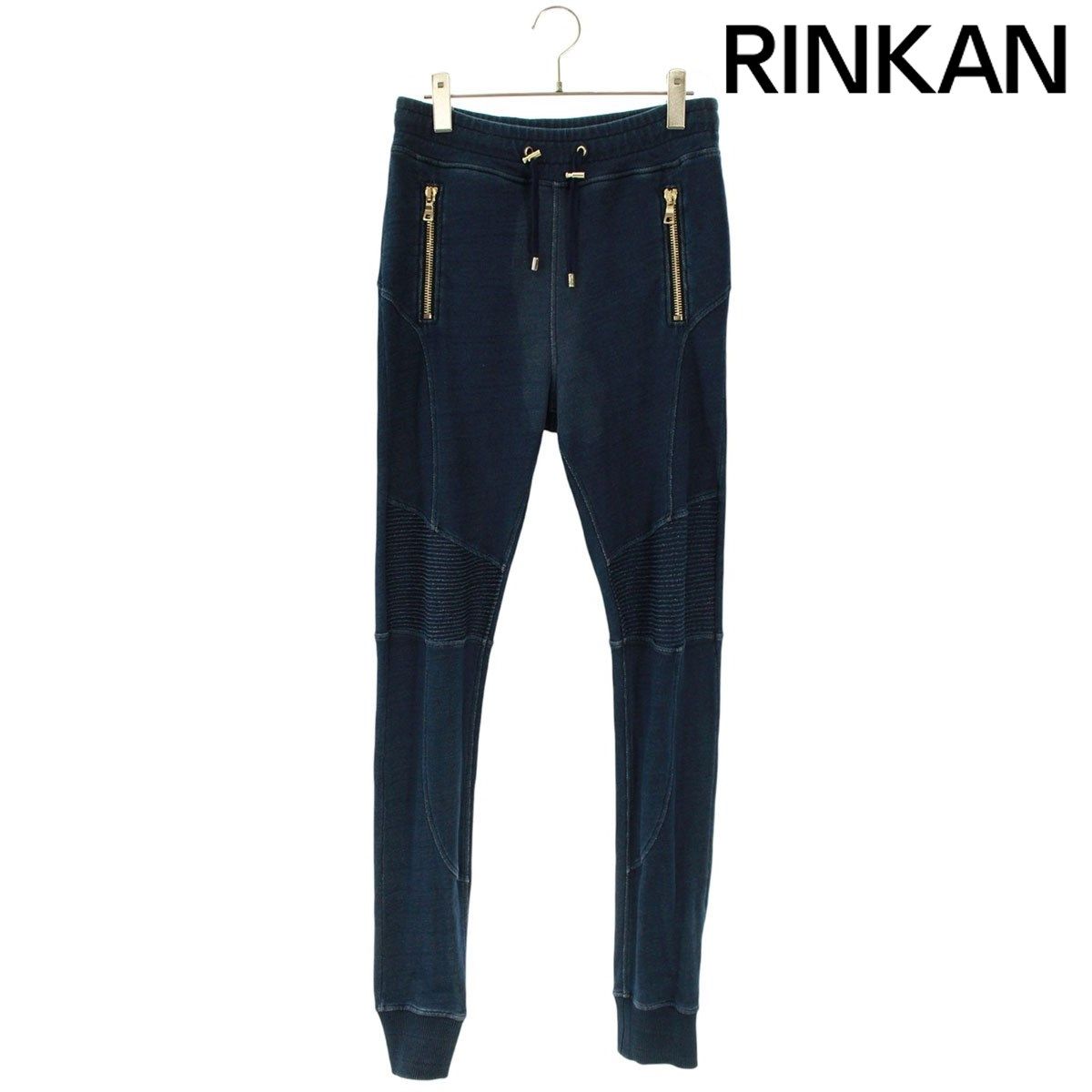 バルマン S7H5022J002 スウェットバイカーロングパンツ メンズ XS