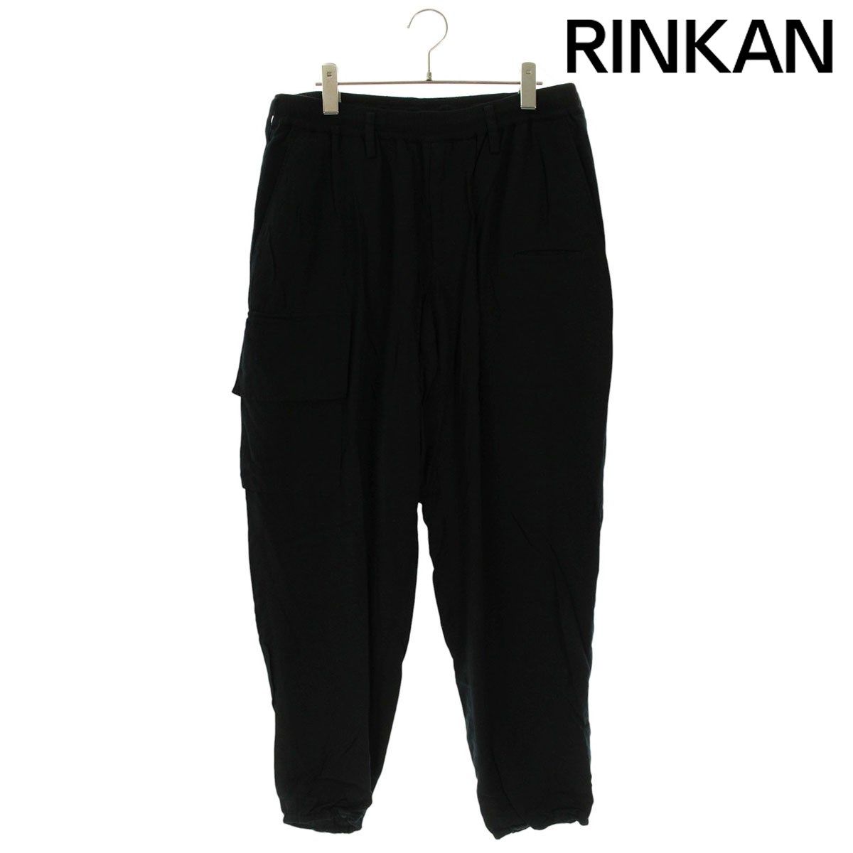 ヨウジヤマモト HZ P 03 240 ドローストリングロングパンツ メンズ 3