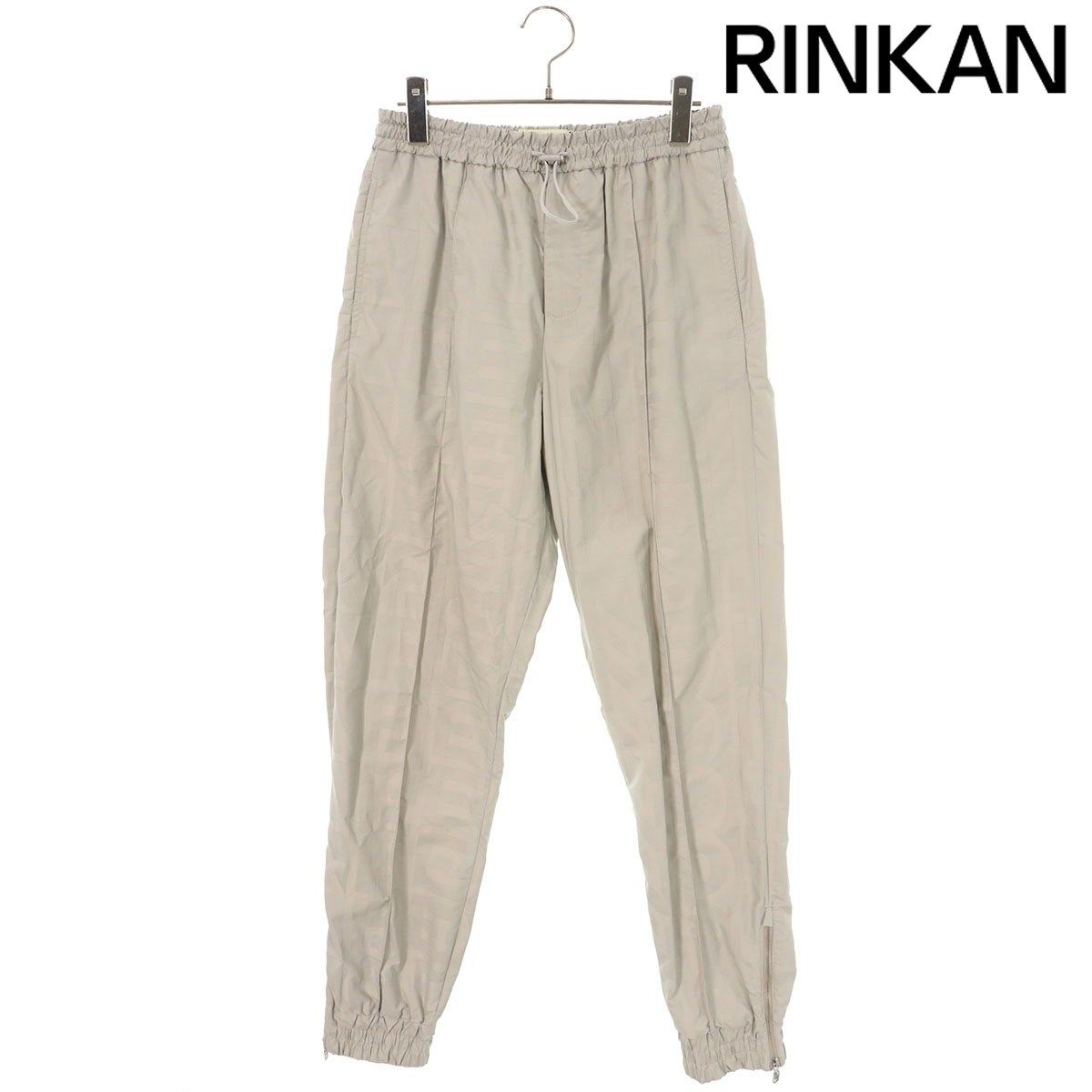 フェンディ ×マークジェイコブス MARC JACOBS 23 SS FB 0787 A 079 ロゴ総柄ナイロンジョガーロングパンツ メンズ 46