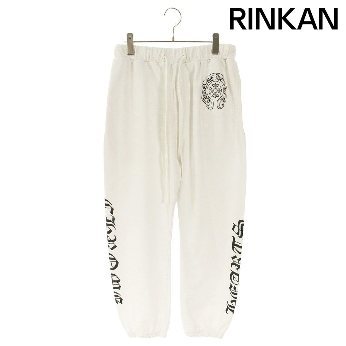 クロムハーツ SWEAT PANTS CHプラス総柄スウェットロングパンツ メンズ L