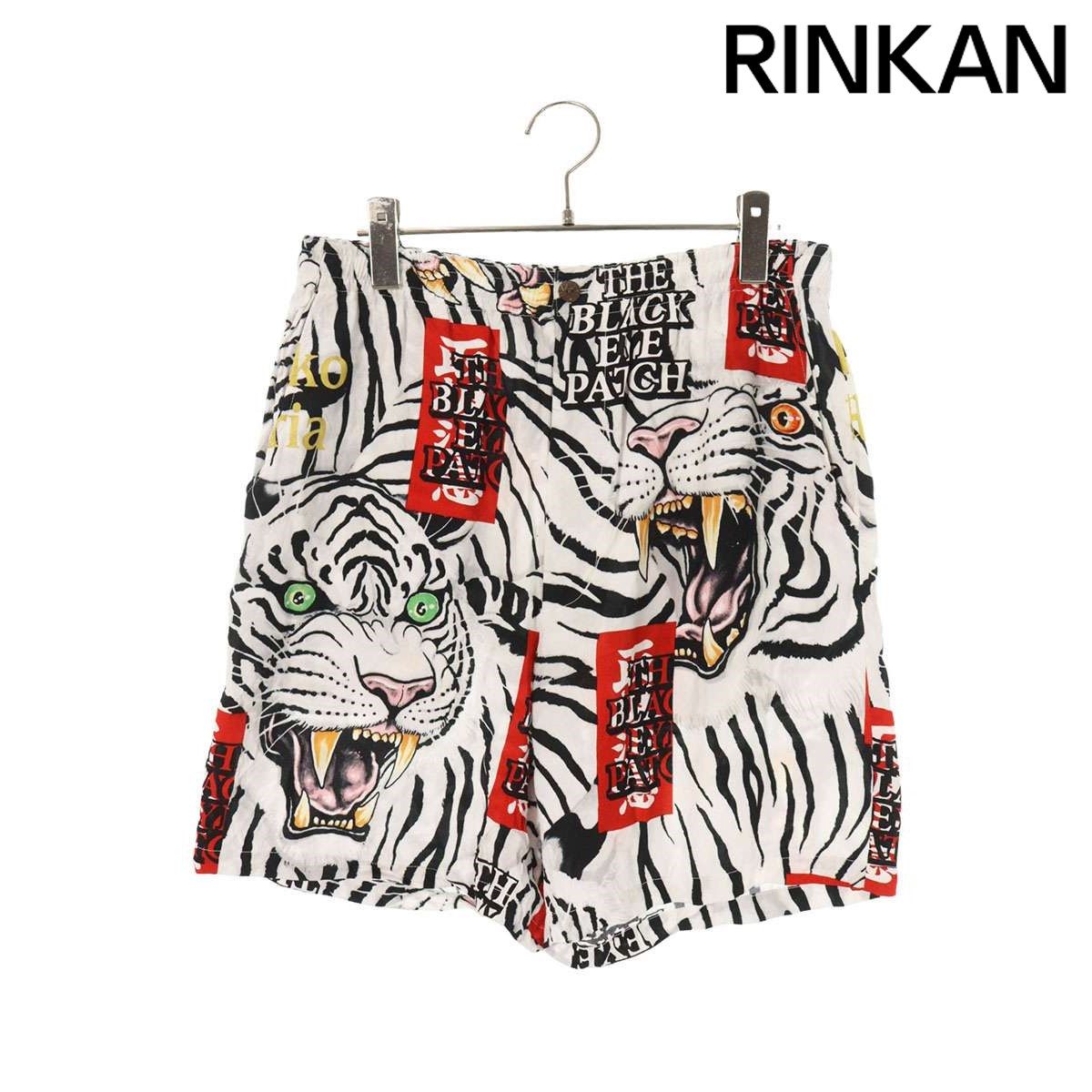 ワコマリア 22SS HAWAIIAN SHORTS タイガーモチーフレーヨンハーフ