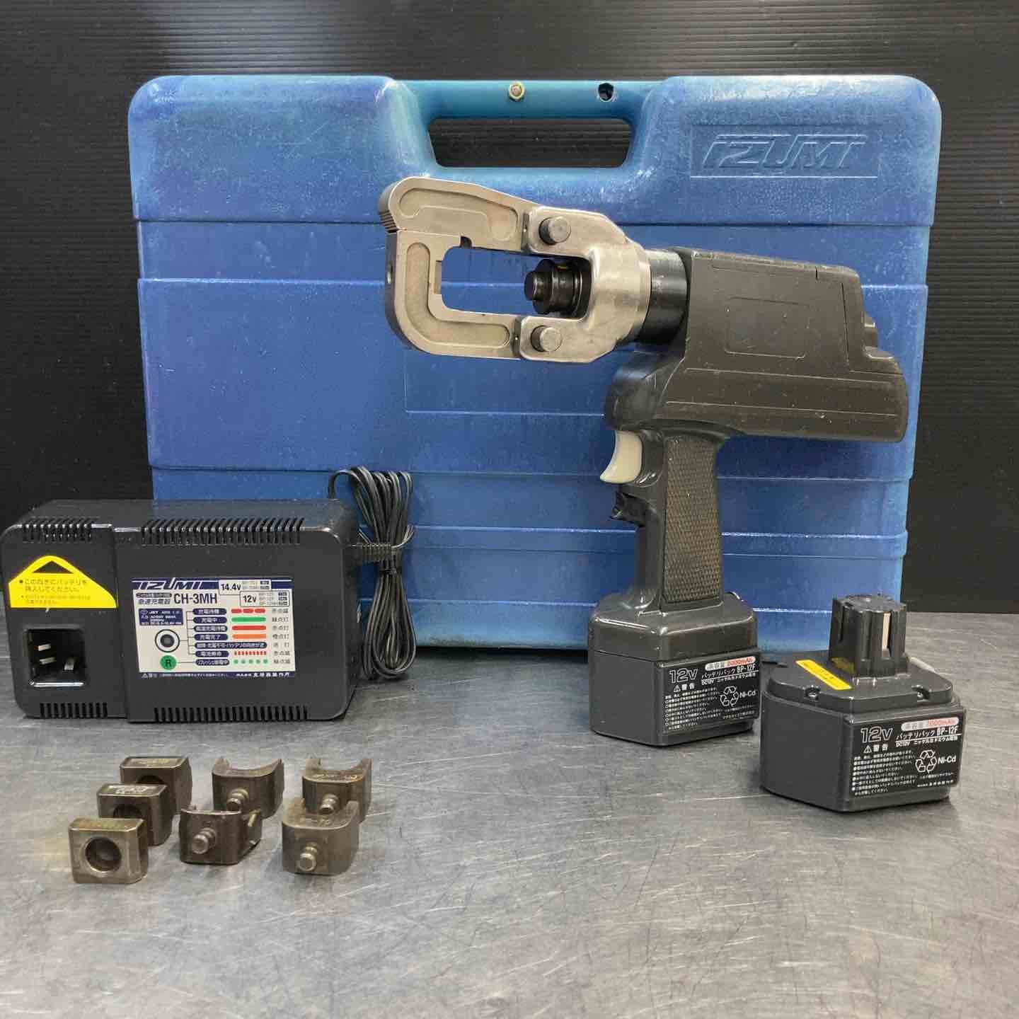 品 泉精機 IZUMI コードレス圧着機 REC-150 EM ダイス コマ付き