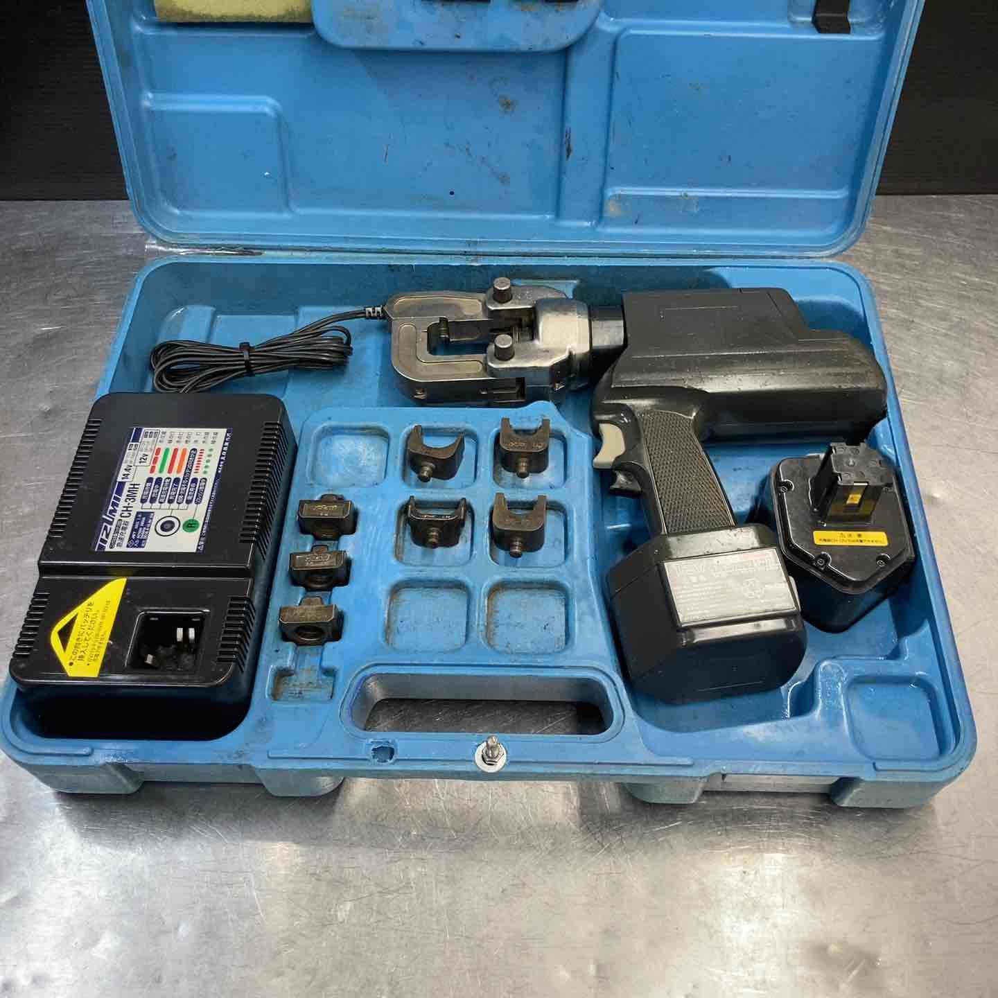 品 泉精機 IZUMI コードレス圧着機 REC-150EM ダイス コマ付き 東大和店