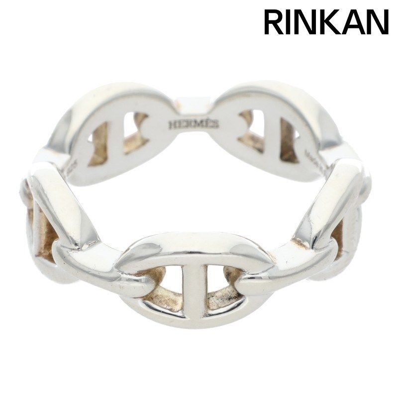 エルメス Chaine d Ancre Enchainee PM シェーヌダンクルアンシェネPMシルバーリング メンズ 57 16.5号