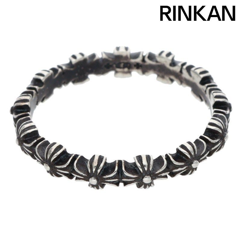 クロムハーツ TINY E CH PLS BAND タイニーECHプラスバンド シルバーリング メンズ 19号