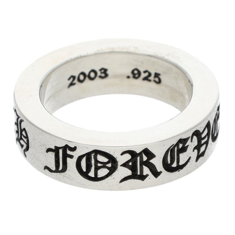 クロムハーツ 6 mm SPACER FOREVER mmスペーサーフォーエバー シルバーリング メンズ 11 5号