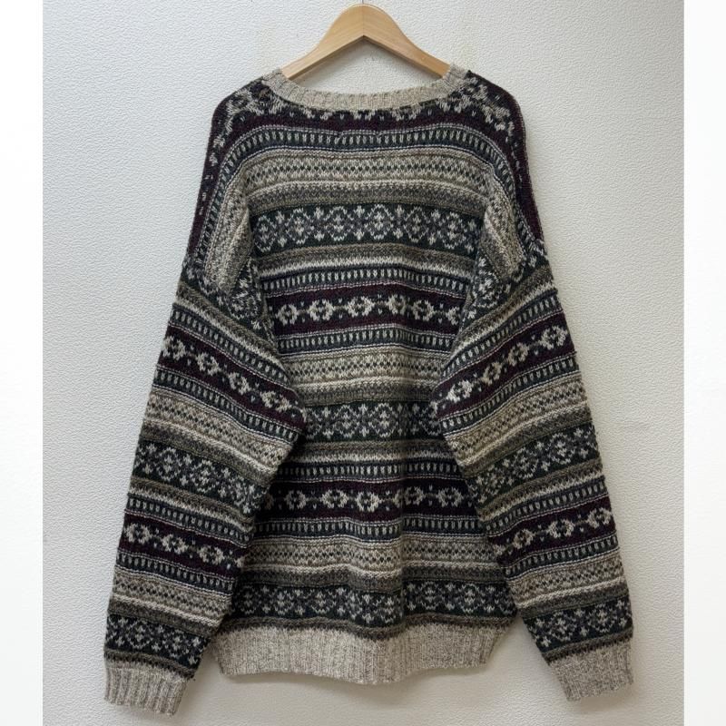 ウールリッチ 90年代 メキシコ製 総柄 ビッグサイズ クルーネック