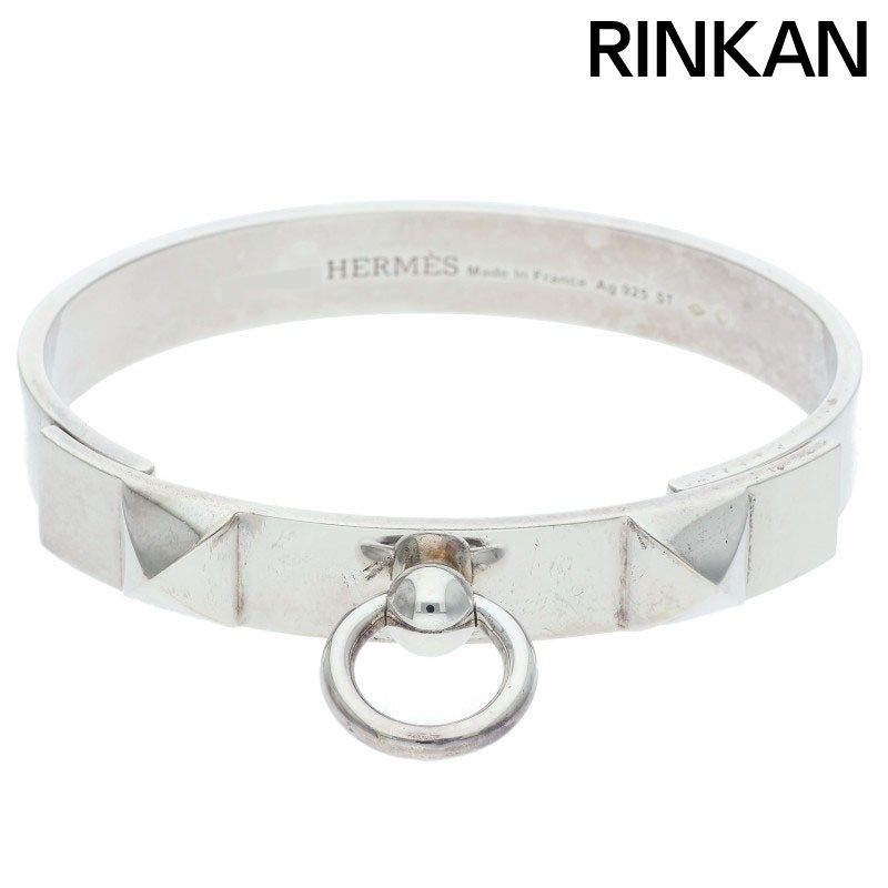 エルメス Collier de Chien PM コリエドシアンPMシルバーバングル メンズ ST