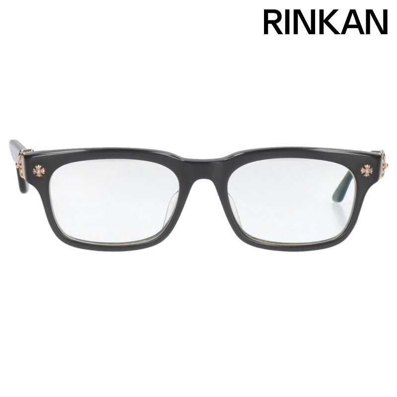 クロムハーツ VAGILANTE CHプラステンプルウェリントン眼鏡 メンズ 54 19-149