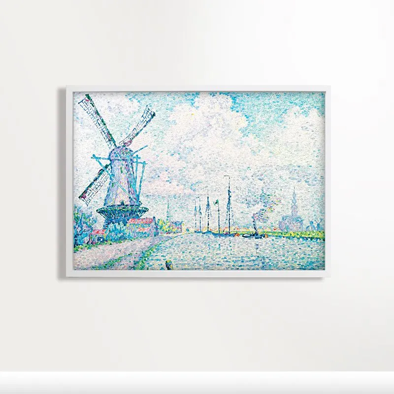 aun xうさぎや x 大原美術館 ポール・シニャック オーヴェルシーの運河 ファイル:Paul Signac - Canal of Overschie - Google Art Project.jpg