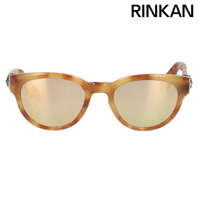 クロムハーツ KAY GULLS CHプラステンプルラウンド眼鏡 メンズ 47 20 146