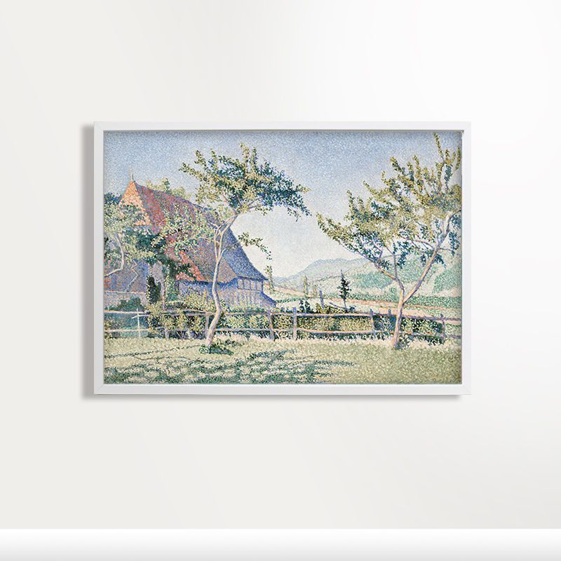 A3サイズ ポール・シニャック ポスター 牧草地 コンブラ・ル・シャトー