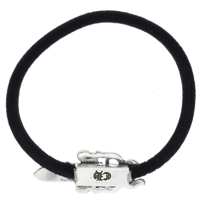 クロムハーツ HAIRBAND/ダガーボタンヘアゴム オールドシルバー