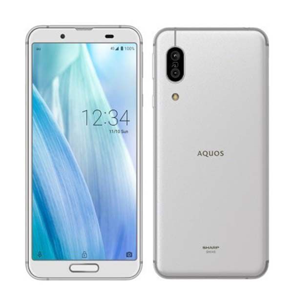 【】 AQUOS sense3 SH-M12 シルバーホワイト SIMフリー 本体 Aランク スマホ シャープ【送料無料】 shm12w8mtm