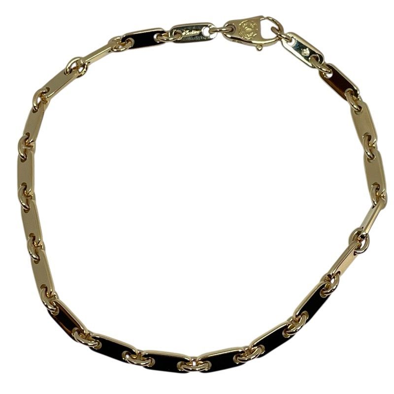 カルティエ Cartier フィガロ ブレスレット 19.5cm イエローゴールド 750YG ジュエリー