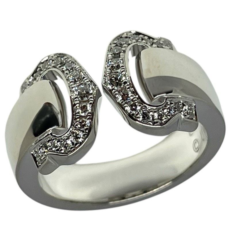 カルティエ Cartier ブークルセリング ホワイトゴールド 750WG ダイヤモンド ジュエリー