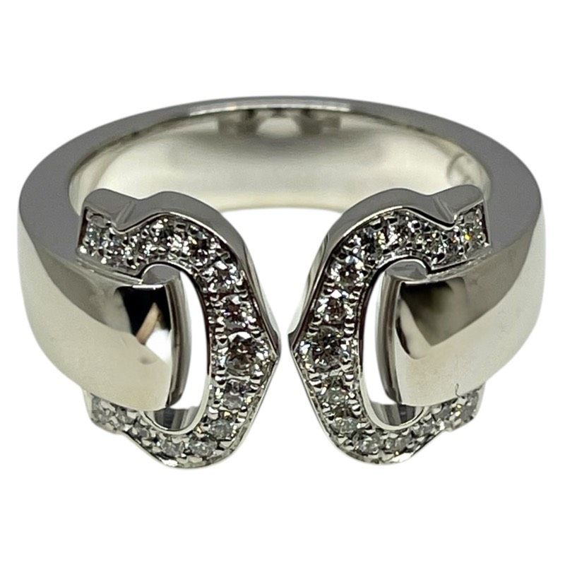 カルティエ Cartier ブークルセリング ホワイトゴールド 750 WG ダイヤモンド ジュエリー