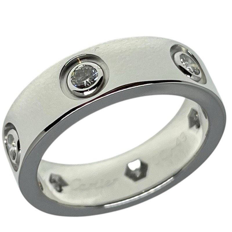 カルティエ Cartier ラブリング8Pダイヤ ホワイトゴールド 750WG ジュエリー