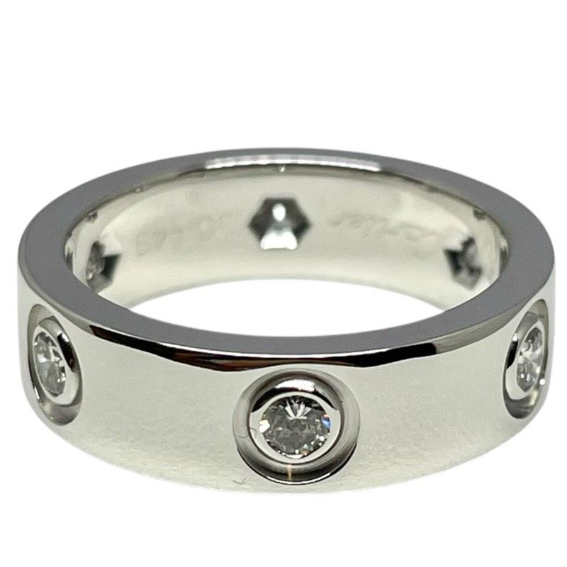 カルティエ Cartier ラブリング8 Pダイヤ ホワイトゴールド 750 WG ジュエリー